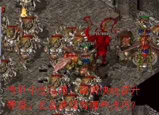 传世中变私服:如何快速提升等级,装备选择有哪些技巧? 传世中变私服:如何快速提升等级,装备选择有哪些技巧?