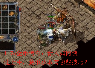 1.76金币传奇:新人如何快速上手,金币获取有哪些技巧? 1.76金币传奇:新人如何快速上手,金币获取有哪些技巧?