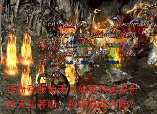传奇私服倚天:如何快速提升倚天剑等级,称霸玛法大陆? 传奇私服倚天:如何快速提升倚天剑等级,称霸玛法大陆?