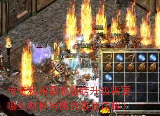 传奇私服霸业翅膀升级需要哪些材料与属性数据详解? 传奇私服霸业翅膀升级需要哪些材料与属性数据详解?