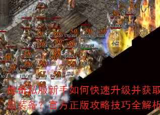 传奇私服新手如何快速升级并获取顶级装备?官方正版攻略技巧全解析 传奇私服新手如何快速升级并获取顶级装备?官方正版攻略技巧全解析
