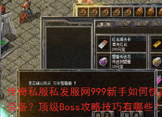 ����˽��˽������999������ο���ˢװ��������Boss���Լ�������Щ��
