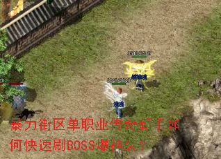 暴力街区单职业传奇新手如何快速刷BOSS爆神装? 暴力街区单职业传奇新手如何快速刷BOSS爆神装?