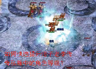 如何快速提升痞子老李传奇私服中的角色等级? 如何快速提升痞子老李传奇私服中的角色等级?