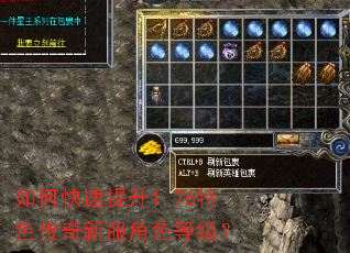 如何快速提升1.76特色传奇新服角色等级? 如何快速提升1.76特色传奇新服角色等级?