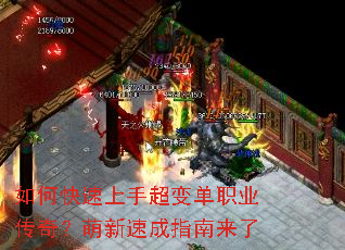 如何快速上手超变单职业传奇?萌新速成指南来了 如何快速上手超变单职业传奇?萌新速成指南来了
