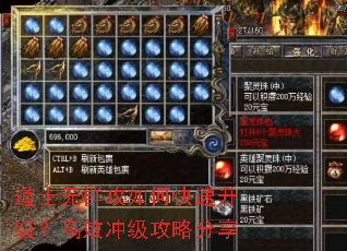 道士无群攻如何快速升级?高效冲级攻略分享 道士无群攻如何快速升级?高效冲级攻略分享