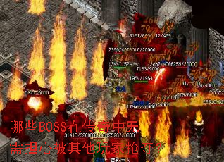��ЩBOSS�ڴ��������赣�ı�����������᣿